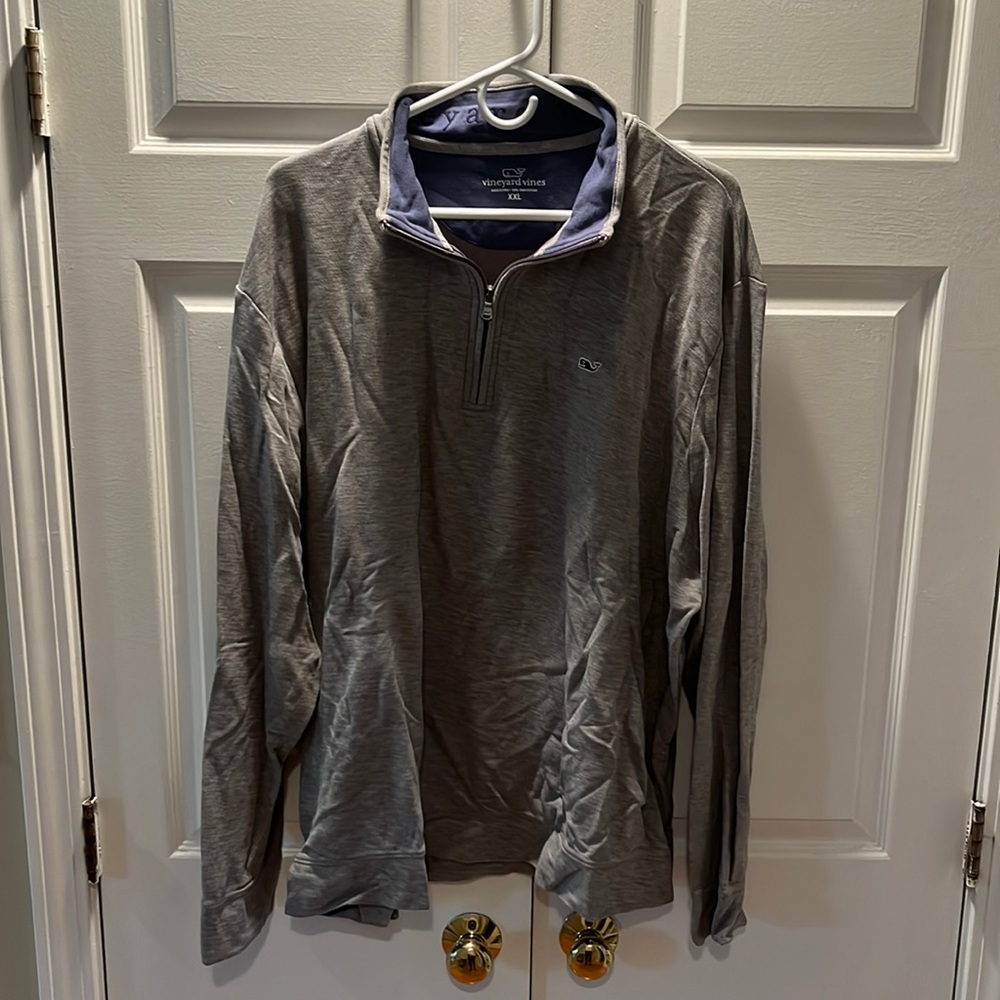 Vineyard Vines - Heather Gray - 1/4 Zip Pullover - Size XXL